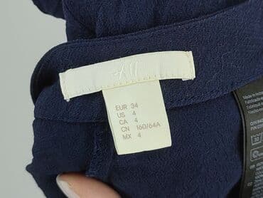 szorty z wysokim stanem czarne: H&M, Szorty damskie, XS — 4