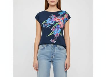 tommy hilfiger t shirt damski granatowy: Reserved, T-shirt damski, rozmiar XS — 6