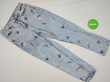 kwiaty z rajstop cena: Jeansy damskie, M — 2