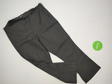 model spodni: Pieces, Spodnie materiałowe damskie, rozmiar 4XL — 2