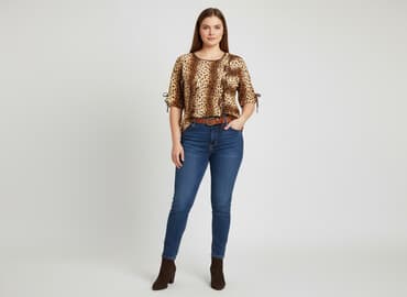 czekoladowa bluzki: Bluzka damska, rozmiar XL — 6