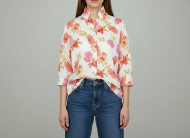 apricot bluzki: Peruna, Bluzka damska, rozmiar S — 6