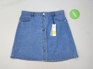 jeansowe spódniczka z guzikami noisy may: Noisy May, Spódnica damska, rozmiar XL — 2