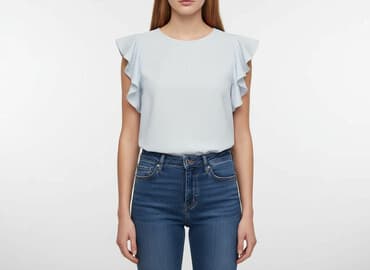 sukienki damskie bruuns bazaar: Gold, Bluzka damska, rozmiar M — 1