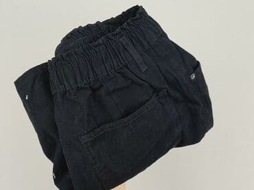 krótkie spodenki damskie jeansowe czarne: Sinsay, Szorty damskie, rozmiar M — 5