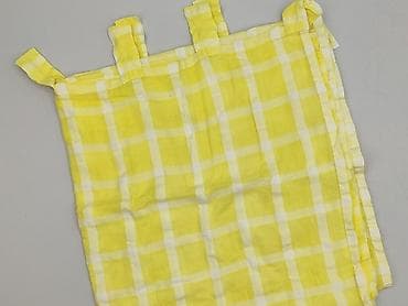 Zasłony panelowe w kratkę – komplet - Kolor: żółty z białą kratą w lalafo.pl Zasłony panelowe w kratkę – komplet - Kolor: żółty z białą kratą