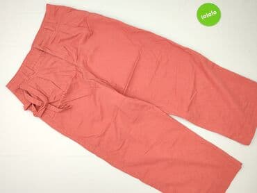 różowe spodnie dresowe: Material trousers for women, size M (EU 38) — 2