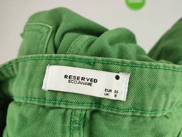 spodnie woskowane brązowe reserved: Reserved, Jeansy damskie, rozmiar S — 4