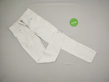 biale szerokie jeansy: Janina, Jeansy damskie, rozmiar M — 2