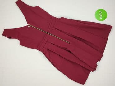 czerwona krótka sukienki na wesele: Sukienka damska, rozmiar XS — 3