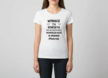 koszulki damskie z zabawnymi nadrukami: T-shirt damski, rozmiar XS — 1