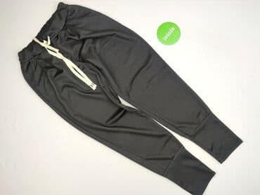 joggery damskie z łańcuszkiem: Material trousers for women, size S — 3