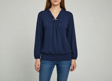 granatowa bluza: Bluzka damska, rozmiar S — 5