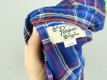 sukienka na wesele 164: Shirt 13 years, condition - Perfect, pattern - Cell, color - Blue — 4