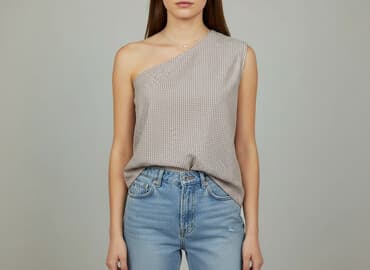 bluzki w paski z serduszkiem: ASOS Design, Bluzka damska, rozmiar M — 7