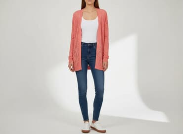 sweter open shoulder: ONLY, Women`s knitwear, size XS — 7