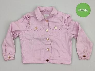 ubrania ff: Dziecięca kurtka jeansowa, 4-5 lat, 104-110 cm, Sinsay, stan - Bardzo dobry — 2