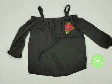 czarne bluzki z haftem: Bluzka damska, rozmiar M — 2