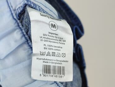 krótkie spodenki jeansowe plus size: Cleve, Szorty damskie, rozmiar M — 5