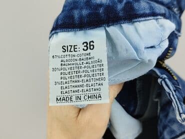 legginsy woskowane push up: Jeansy damskie, rozmiar S — 5