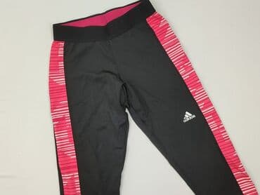 spodnie dresowe z napisami: Adidas, Legginsy Sportowe damskie, S — 1
