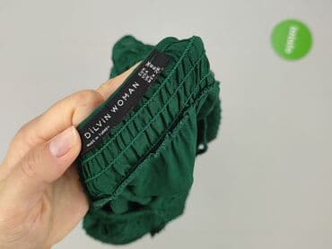 zielone bluzki z falbanką: Bluzka damska, rozmiar L — 4