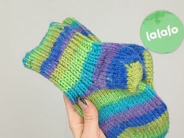rajstopy w czerwono czarne paski: Socks, 31–33, condition - Very good — 4