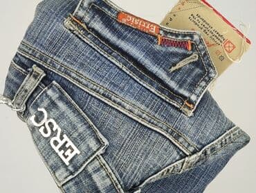 skórzane spodenki stylizacje: Denim, Szorty damskie, rozmiar S — 6