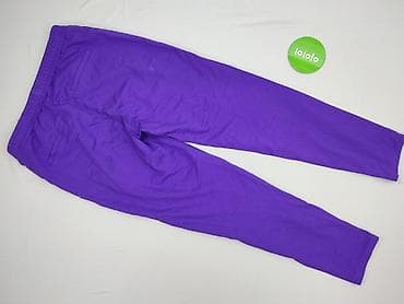 spodnie z pluszu: PULZ, Spodnie materiałowe damskie, rozmiar M — 3