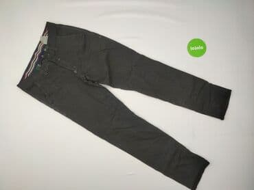Women: Material trousers for women, size 2XL (EU 44) — 2
