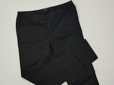 slip on na platformie: Spodnie materiałowe damskie, rozmiar S — 1