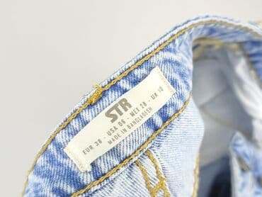 stradivarius spodnie w paski: Jeansy damskie, rozmiar M — 4