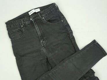 czarne jeansy bershka: Bershka, Jeansy damskie, rozmiar M — 1