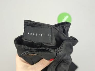 czarne spodnie hello kitty: Mohito, Spodnie materiałowe damskie, rozmiar 2XS — 4