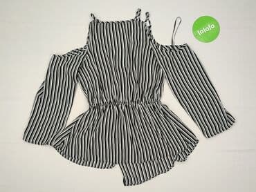 biała bluzka w czarne paski: Atmosphere, Women's blouse, size M — 4