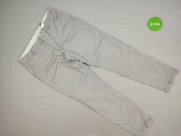 sinsay marynarka oversize: H&M L.O.G.G., Chinosy dla mężczyzn, L — 2