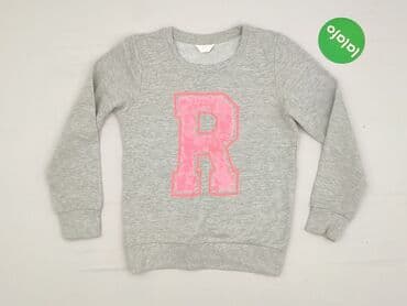 sukienka biala koronkowa: Sweatshirt, 5-6 years, 140-146 cm, condition - Very good — 2