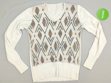 sweter z kwadratów: Sweter damski, rozmiar M — 2