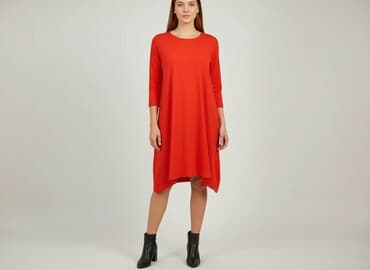 piękne czerwone sukienki na wesele: Sukienka damska, rozmiar S — 7