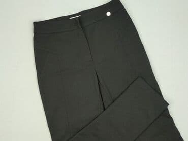 spodnie serduszka by o la la czarne: Spodnie materiałowe damskie, rozmiar M — 1