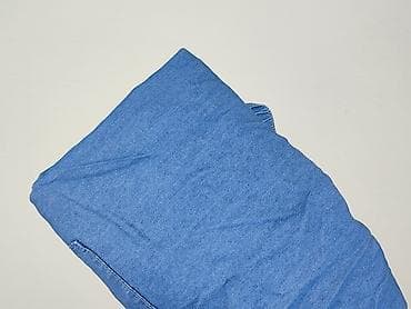 Damskie spodnie z lekkiego denimu/chambray, kolor jasnoniebieski. - — 4