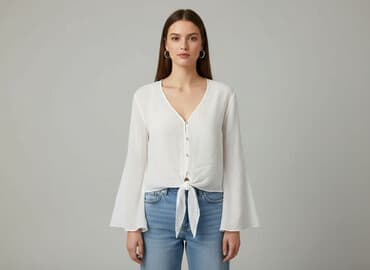 mango bluzki: MNG, Bluzka damska, rozmiar S — 7