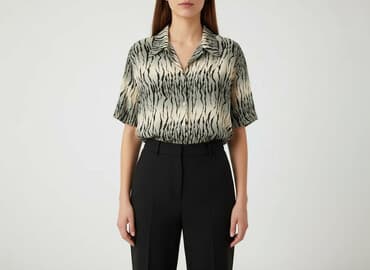 krótkie spodenki w panterke: Koszula damska, rozmiar One size — 6