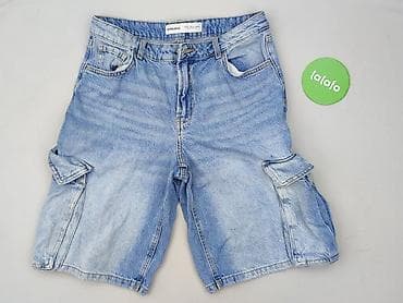 pull and bear jeans mom fit: Bershka, Szorty damskie, rozmiar S — 2