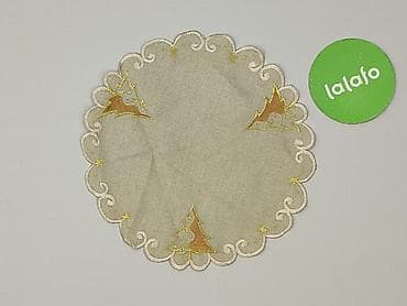 recznik: Serwetka 28 x 28, kolor - Złoty, stan - Idealny — 2