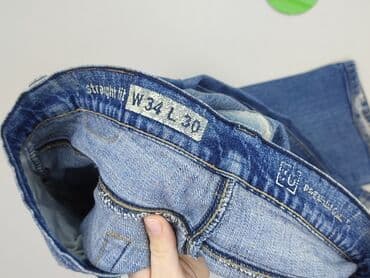 jeansy proste damskie: Jeansy damskie, rozmiar L — 4