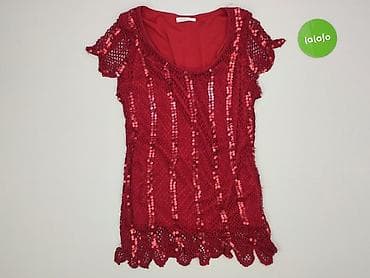 bluzki cekiny plus size: Top damski, rozmiar M — 2