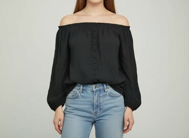 modbis bluzki koszulowe: Vero Moda, Bluzka damska, M — 7