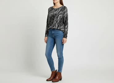 bluzka do ołówkowej spódnicy: Janina, Жіноча блуза, розмір M — 1