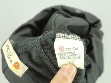 legginsy woskowane wysoki stan: Material trousers for women, size L (EU 40) — 5